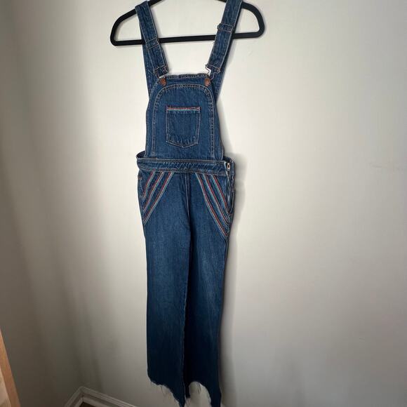 Free People Chasing Rainbows Wide Leg Overall Size XS/0 - Picture 6 of 9